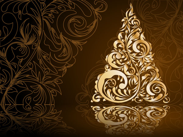 free vector All kinds of christmas tree vector